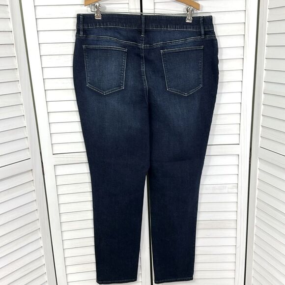 Chico's Jeans Size 3 (16) Slim Leg Inner Elastic Waistband - Picture 6 of 13